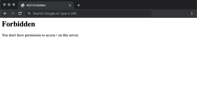 403 hata 403 hatası